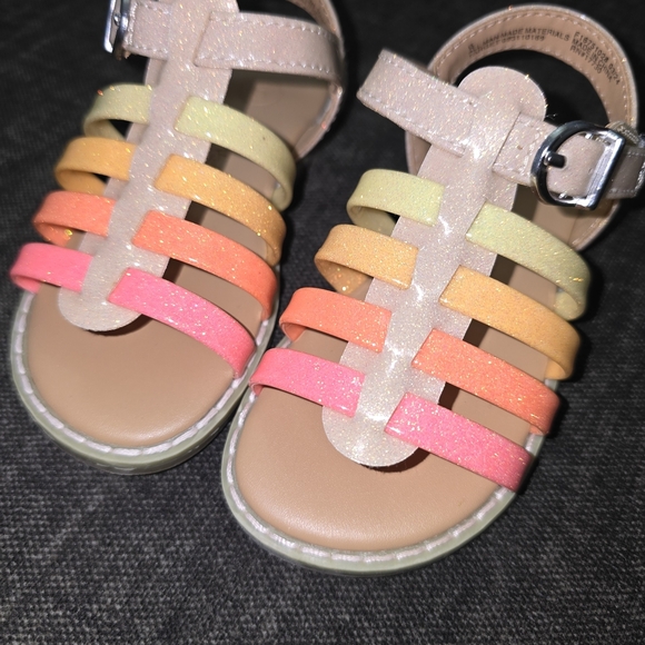 Cat & Jack Vibrant Strappy Kids Sandals - Picture 2 of 10